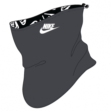 Nike Multifunctional Scarf (Neckwarmer) Neckwarmer 2.0 Reversible anthracite gray/black - 1 piece